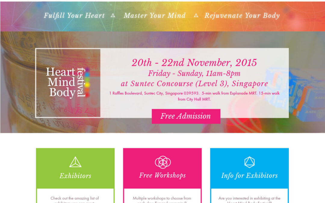 Heart Mind Body Festival website