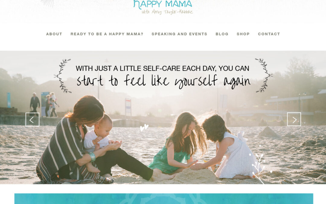 Happy Mama website design