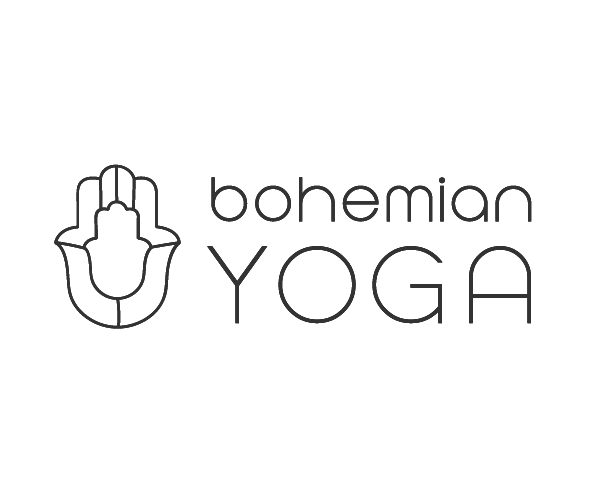 Bohemian yoga logo design