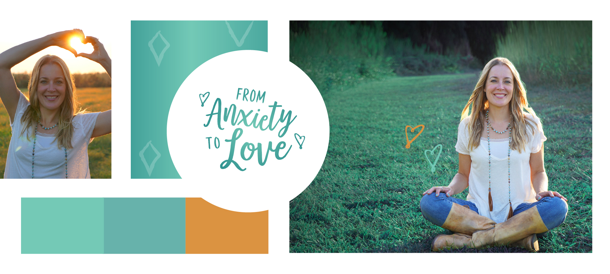 From Anxiety To Love website & logo