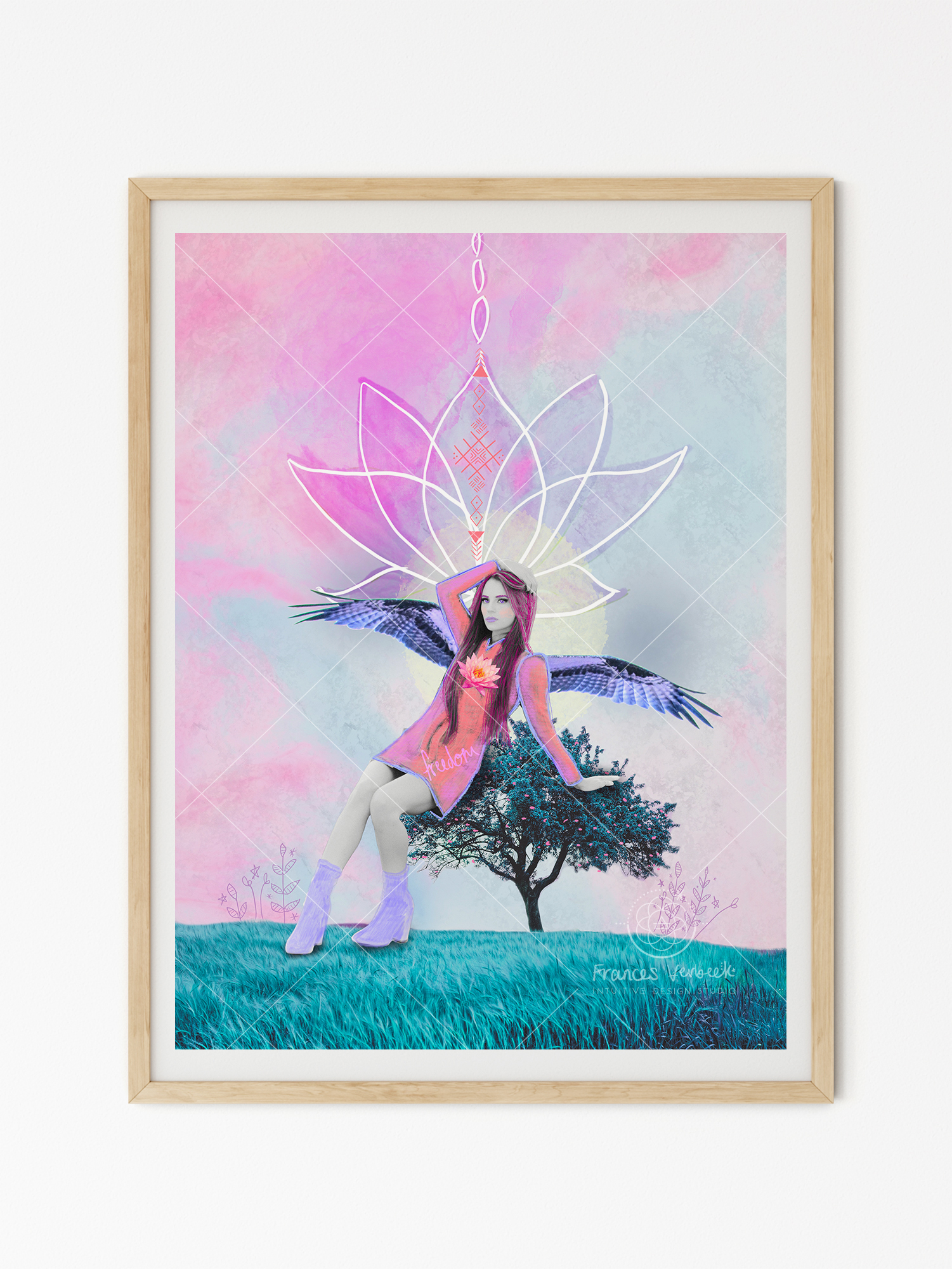 'Freedom Fairy' print by Frances Verbeek 'Freedom Fairy' print by Frances Verbeek