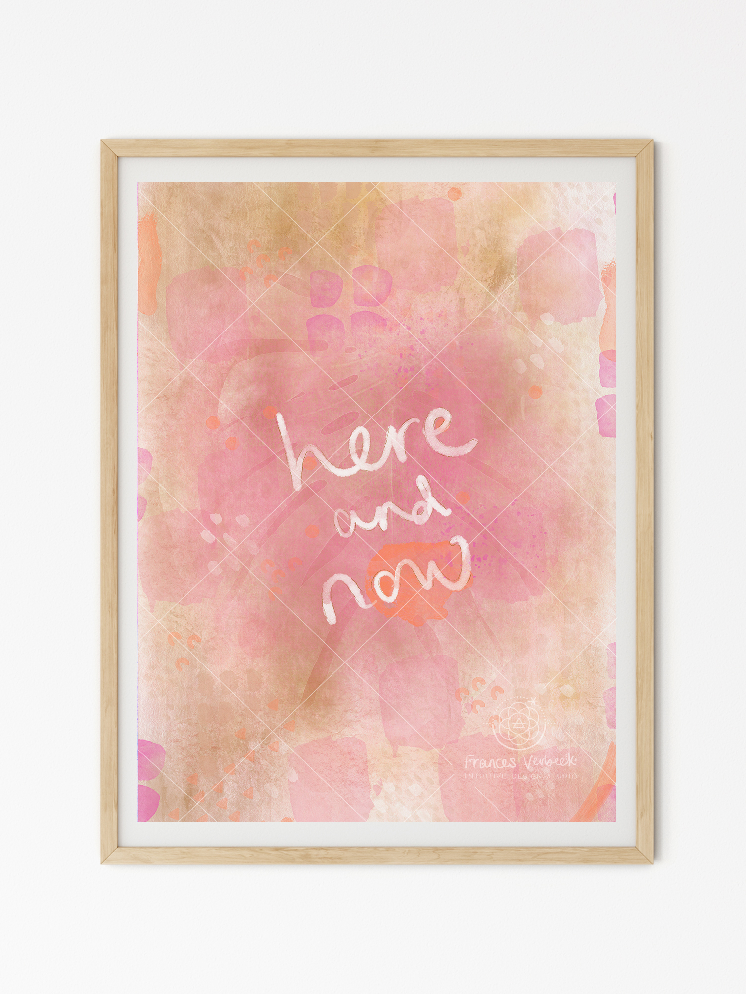 'Here And Now' print by Frances Verbeek